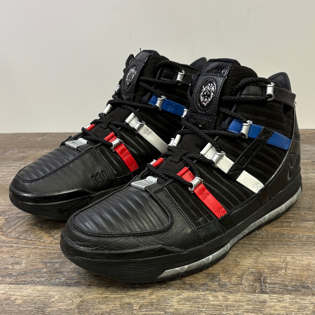 Nike Zoom Lebron 3 Black / University Red Do9354-001 Size 11.5